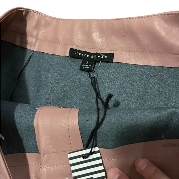 Haute Monde pleather set L - Picture 6 of 8